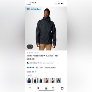 Columbia Men's Hikebound II Jacket - Black